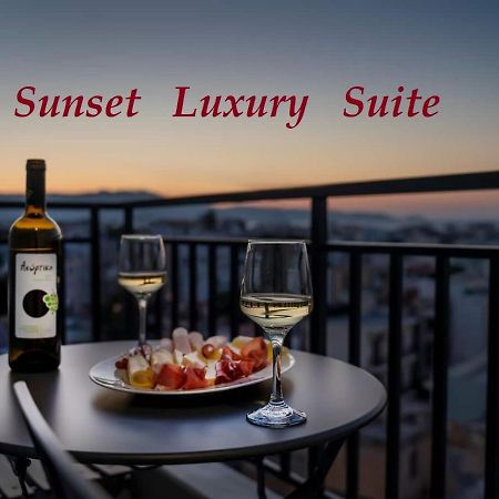 Sunset Luxury Suite - Rooftop Apartment In The City Center Heraklion Exteriör bild