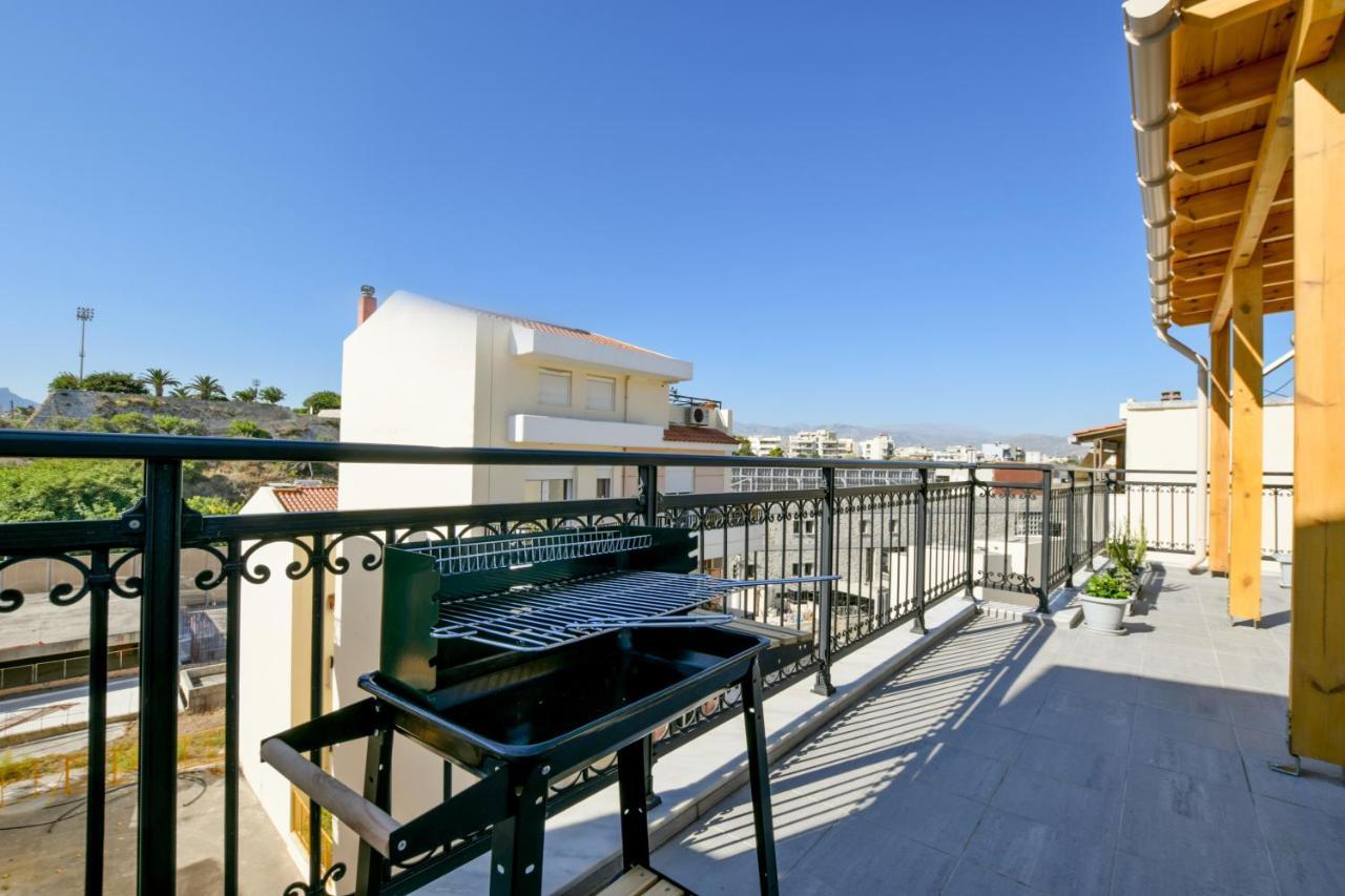 Sunset Luxury Suite - Rooftop Apartment In The City Center Heraklion Exteriör bild