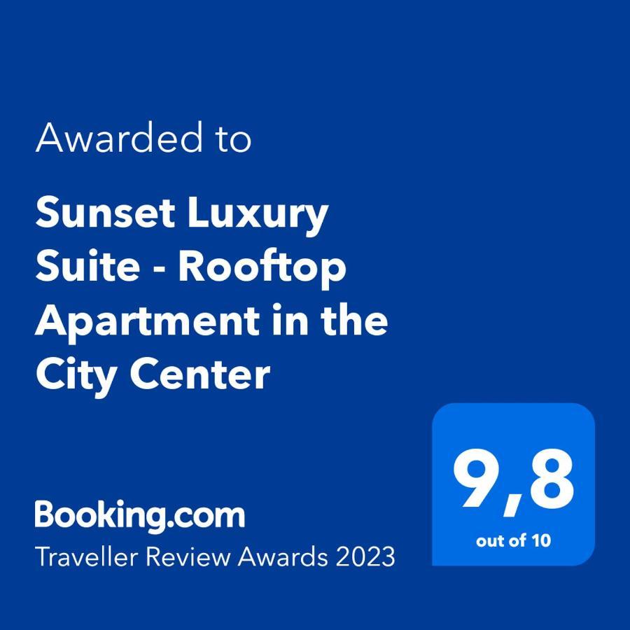 Sunset Luxury Suite - Rooftop Apartment In The City Center Heraklion Exteriör bild